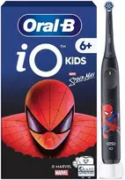 oral b spiderm - Oral-B iO 6+ Kids Marvel Spiderman dantų šepetėlis, juodas (Black) - 1 nuotrauka