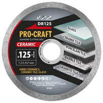 Deimantinis pjovimo diskas „ProCraft DR125”