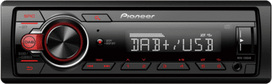 automagnetola 1 din - Pioneer MVH-130DAB - 1 nuotrauka