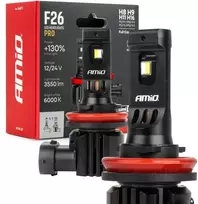 AMiO F26 PRO LumiTec LIMITED LED automobilinės lemputės H8/H9/H11/H16, 12V/24V, +130% DUO FULL CANBUS