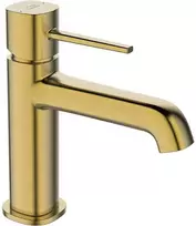 Praustuvo maišytuvas Laveo Pola Low, šlifuotas auksas (Brushed Gold)