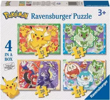 Dėlionė Ravensburger Pokemon 4in1, 72 vnt.