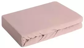 paklode su guma 160x200 - Eurofirany paklodė Jersey 3, rožinė (Pink), 160x200 cm, su guma - 1 nuotrauka