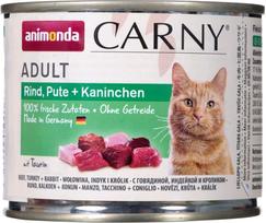 animonda carny rabbit - Animonda Carny su jautiena, kalakutiena ir triušiena 200 g - 2 nuotrauka