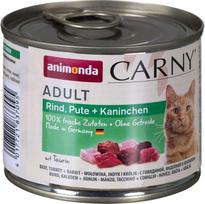 animonda carny rabbit - Animonda Carny su jautiena, kalakutiena ir triušiena 200 g - 3 nuotrauka