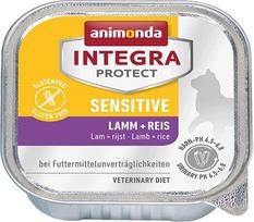 Animonda Integra Protect Sensitive katėms su ėriena ir ryžiais 100 g