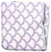 Pledas Womar Baby Blanket Pink/Grey, 75x100 cm