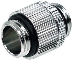 Alphacool Double Nipple Revolvable G1/4 Outer Thread Chrome