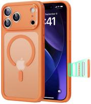 apple telefono dekliukai - ESR Classic Hybrid MagSafe dėklas skirtas Apple iPhone 17 Pro Max - Skaidrus oranžinis (Clear Orange) - 1 nuotrauka
