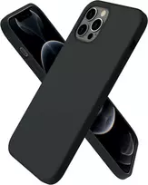 telefonas poco - Reach Dėklas Liquid Silicone 1.5mm Xiaomi Redmi Note 13 Pro 4G / Poco M6 Pro 4G Juodas (Black) - 1 nuotrauka