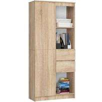 pastatoma spinte - Spinta R15, Sonoma ąžuolo (Sonoma Oak), 80 cm x 35 cm x 180 cm - 1 nuotrauka