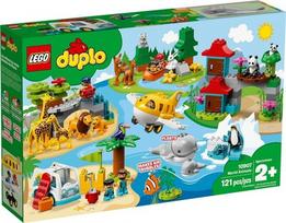 lego duplo kaladeles - LEGO DUPLO Town Pasaulio gyvūnai 10907 - 1 nuotrauka