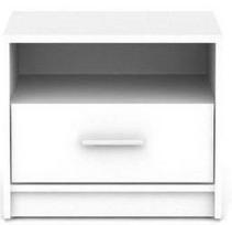 Naktinis staliukas Nepo Plus S435-KOM1S-BI, balta (White)