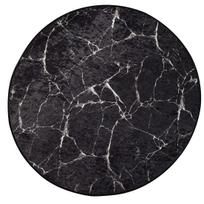 Vonios grindų kilimėlis Foutastic Marble 359CHL1668, tamsiai pilka sp., Ø 100 cm