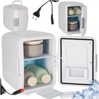 automobiliniai saldytuvai - Home4You Mini Šaldytuvas 4L Baltas (White) - 1 nuotrauka