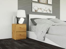 uzlydymo aparatas - Top E Shop Naktinis staliukas M2 Malwa, Ąžuolas Artisan (Oak Artisan) - 5 nuotrauka
