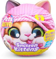 gyvate zaislai - Zuru Pets Alive interaktyvi katė Smitten Kittens Series 2, 9568 - 1 nuotrauka