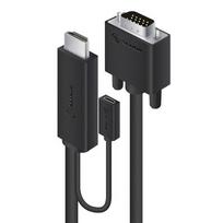 Alogic HDMI Kabelis HDMI to VGA 2m mit USB Power