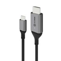Alogic USB Kabelis USB-C to HDMI M/M 1m 4K 60Hz grau
