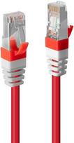 cat - Lindy Cat.6A S/FTP LSZH 10Gbit Network Cable 0.3m Red - 1 nuotrauka