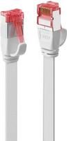 Lindy Cat.6 U/FTP Flat Network Cable 2m White