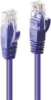 pvc tinklai - Lindy Cat.6 U/UTP PVC Network Cable 3m Purple - 1 nuotrauka