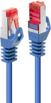 Lindy Cat.6 S/FTP Network Cable 0.3m Blue