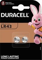 Duracell šarminė baterija LR 43 1.5V 2 vnt.