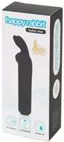min triusiukai - Happyrabbit Happy Rabbit Bullet Vibe Black Mini vibratorius - 1 nuotrauka
