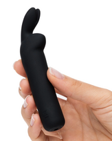 min triusiukai - Happyrabbit Happy Rabbit Bullet Vibe Black Mini vibratorius - 3 nuotrauka