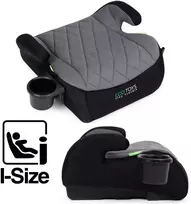 laikiklis - EcoToys Booster, 18-36 kg, Juoda/Pilka (Black/Grey) - 1 nuotrauka
