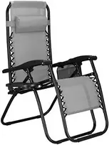 Lauko gultas Springos Sun Lounger GC0010, pilka sp., 175 cm x 67 cm x 100 cm