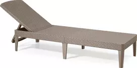 gultai - Lauko gultas Keter Jaipur, kapučino sp., 187 cm x 58 cm x 29 cm - 1 nuotrauka