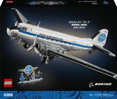 senukai lego - LEGO Icons Douglas DC-3 PAN AM keleivinis lėktuvas 11378 - 1 nuotrauka