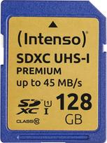 128 gb sdxc - Intenso Premium SDXC 128GB UHS-I Class 10 3421491 - 1 nuotrauka