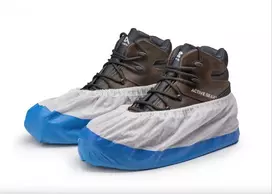 Vienkartiniai antbačiai Active Gear X96, mėlyna/balta, 100 vnt.