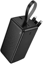 lightning usb - Borofone BJ79C Clever 50000mAh Juodas (Black) - 1 nuotrauka