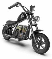 Hyper Gogo vaikiškas elektrinis motociklas Cruiser 12 Plus, juodas (Black)