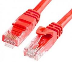 utp kabelis 10m - Equip Cable CAT 6 10m Red - 1 nuotrauka