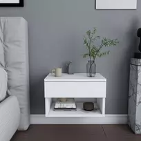 Naktinis staliukas Kalune Design Jamot, baltas (White), 31.9 x 44.6 x 29 cm