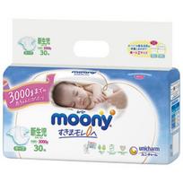 Sauskelnės MOONY smaller iki 3 kg (naujagimiams) 30 vnt