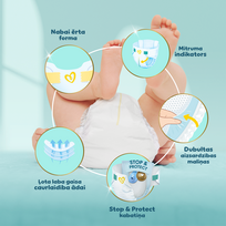pampers - Pampers Premium Care, 5 dydis, 11-16 kg, 44 vnt. - 2 nuotrauka