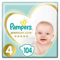 pampers 8 - Pampers Premium Care S4 104 - 1 nuotrauka