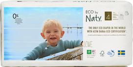 Eco by NATY sauskelnės-kelnaitės 4 dydis 8-15kg 36 vnt.