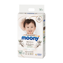 MOONY sauskelnės Natural L 9-14 kg 40 vnt.