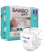 bambo nature 5 dydis - BAMBO sauskelnės 2 dydis 3-6kg 30 vnt. - 2 nuotrauka