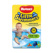 HUGGIES maudymosi sauskelnės S 7-15kg 12 vnt.