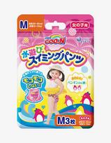 GOO.N sauskelnės-kelnaitės maudynėms mergaitėms M 6-12kg 3 vnt.