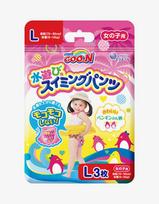 GOO.N sauskelnės-kelnaitės maudynėms mergaitėms L 9-14kg 3 vnt.