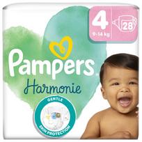 PAMPERS sauskelnės PURE, 4 dydis, 28 vnt.